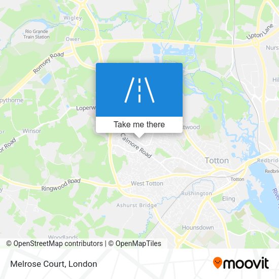Melrose Court map
