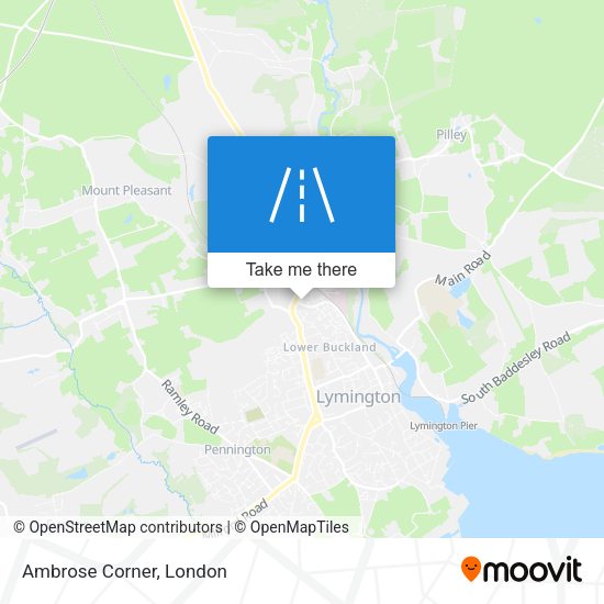 Ambrose Corner map