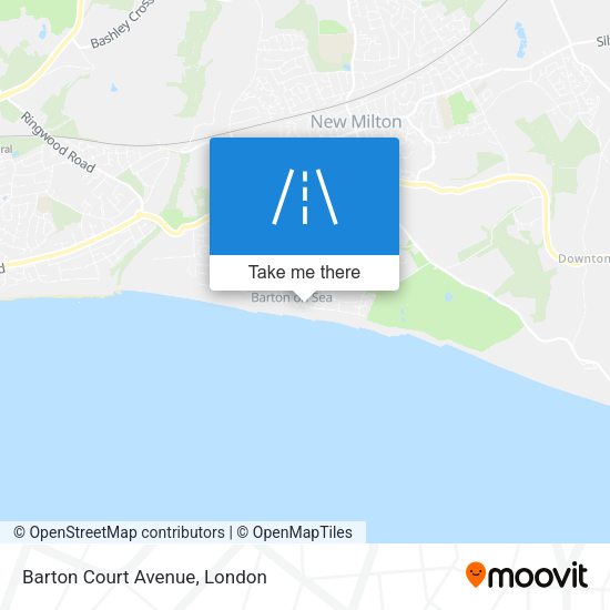 Barton Court Avenue map