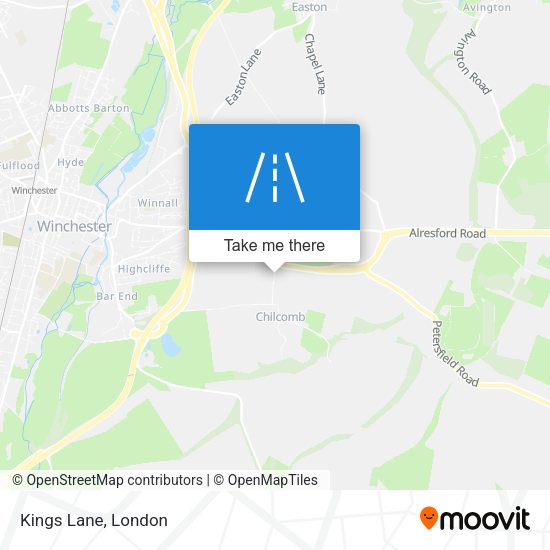 Kings Lane map