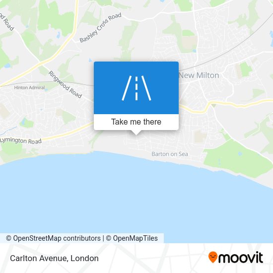 Carlton Avenue map