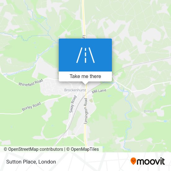 Sutton Place map