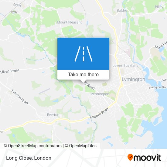 Long Close map