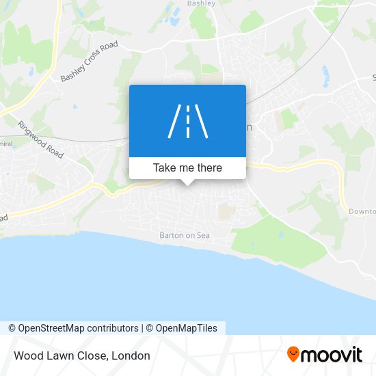 Wood Lawn Close map