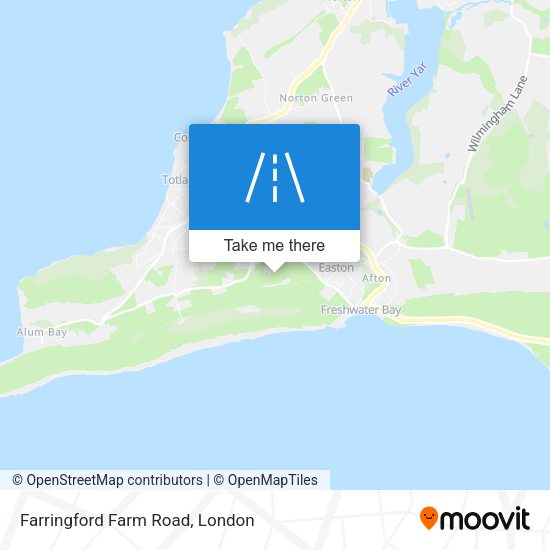 Farringford Farm Road map