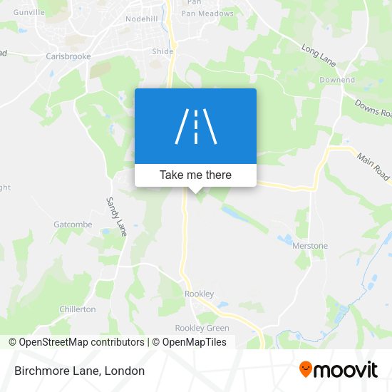 Birchmore Lane map