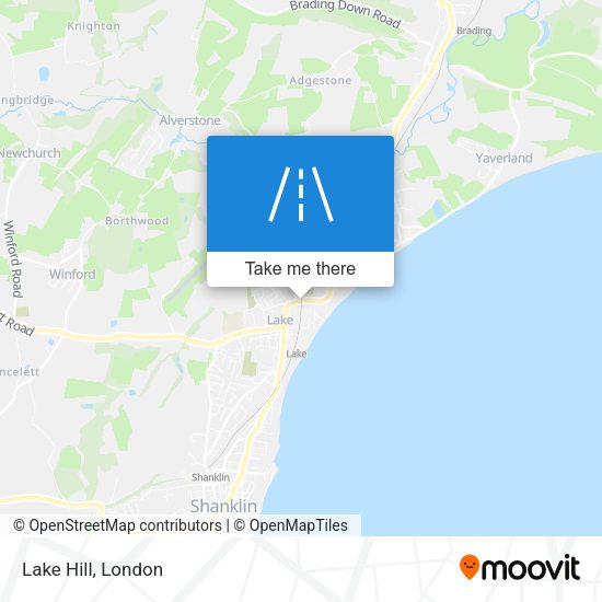 Lake Hill map