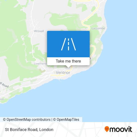St Boniface Road map