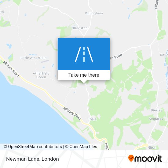 Newman Lane map