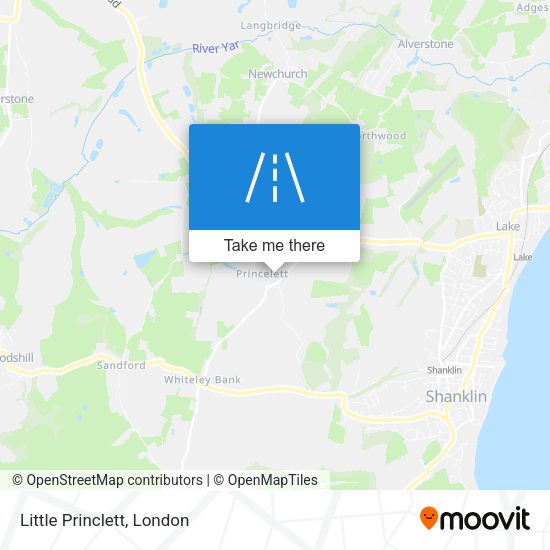 Little Princlett map