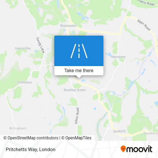 Pritchetts Way map