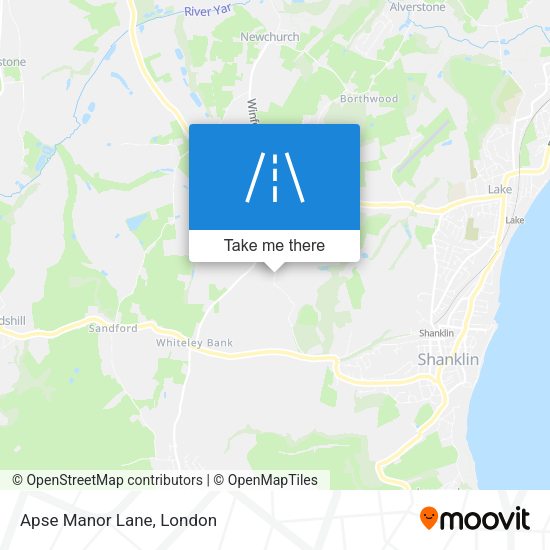 Apse Manor Lane map