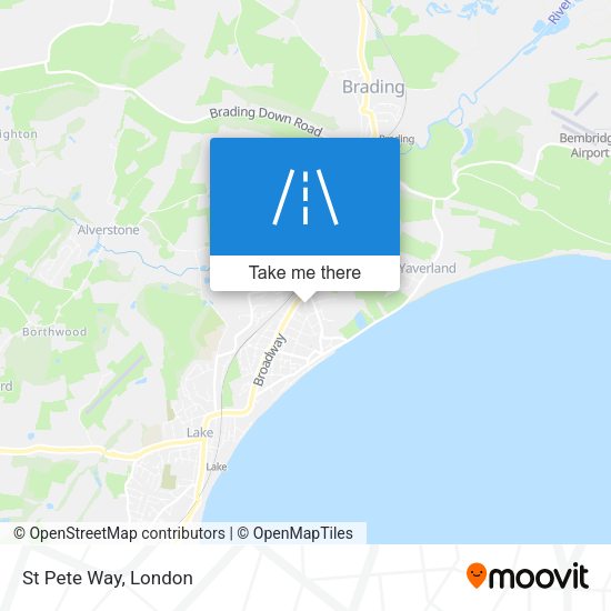 St Pete Way map