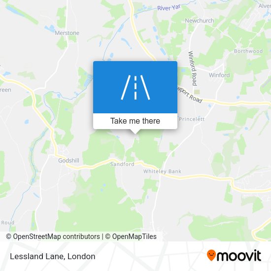 Lessland Lane map