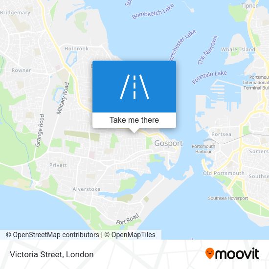 Victoria Street map