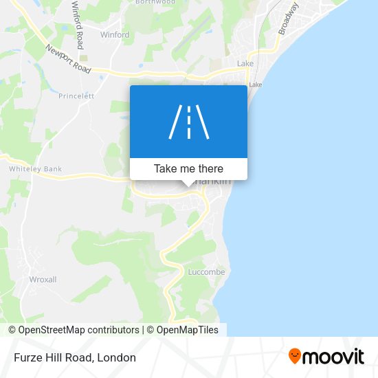 Furze Hill Road map