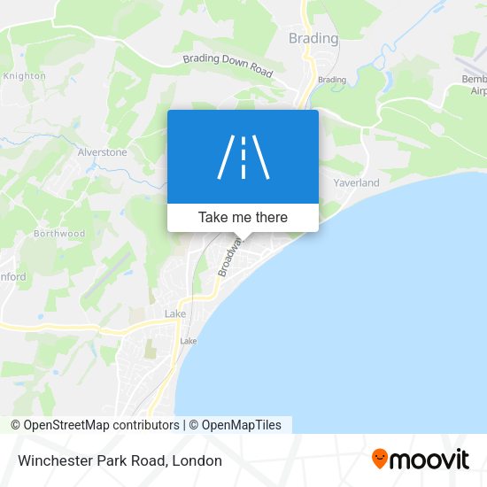 Winchester Park Road map