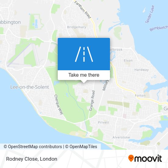 Rodney Close map