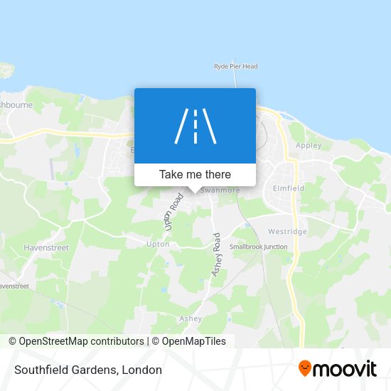 Southfield Gardens map