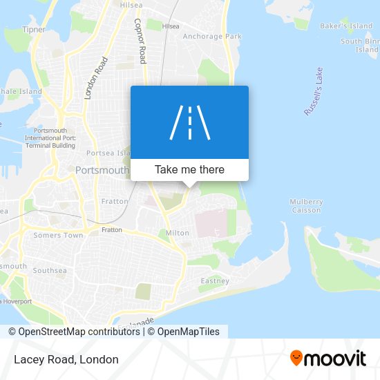 Lacey Road map