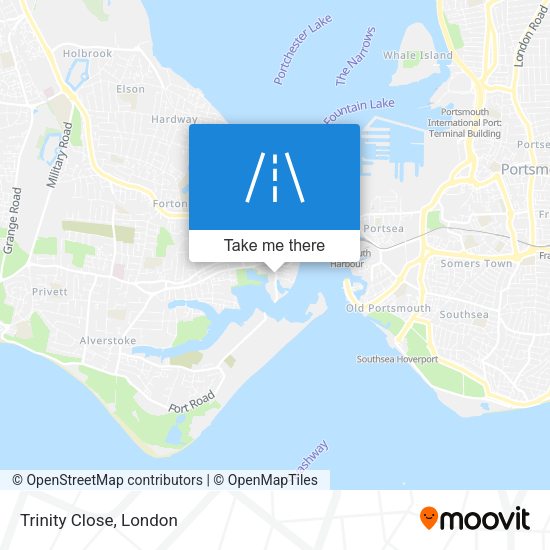 Trinity Close map