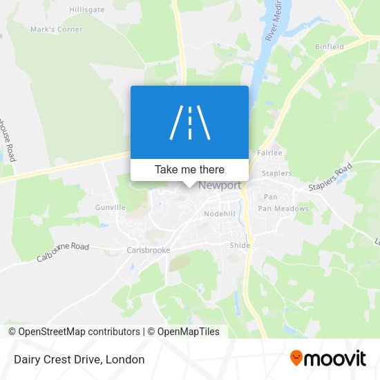 Dairy Crest Drive map