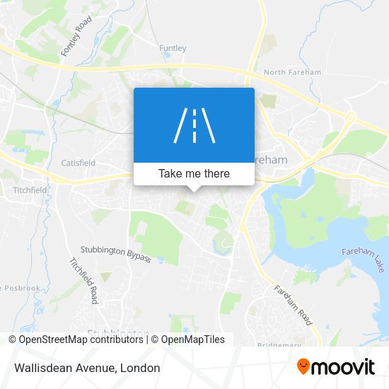Wallisdean Avenue map