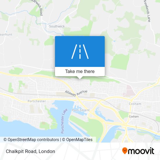 Chalkpit Road map