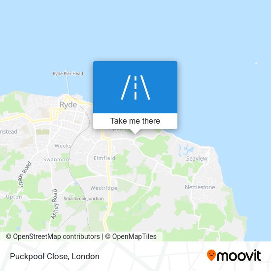 Puckpool Close map