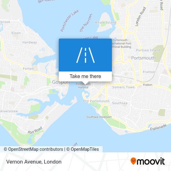 Vernon Avenue map