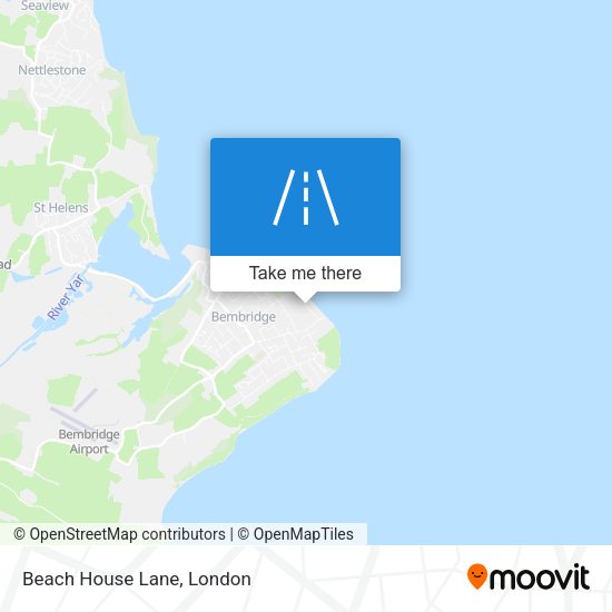 Beach House Lane map