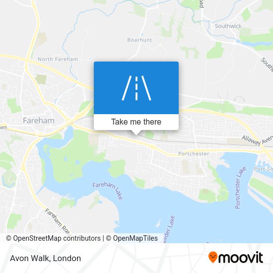Avon Walk map