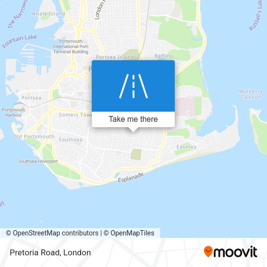 Pretoria Road map