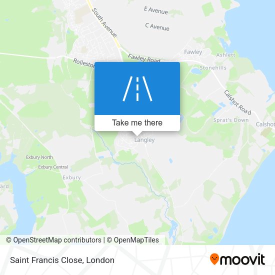 Saint Francis Close map
