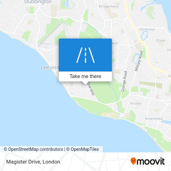 Magister Drive map