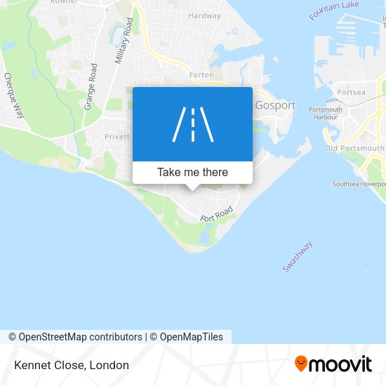 Kennet Close map