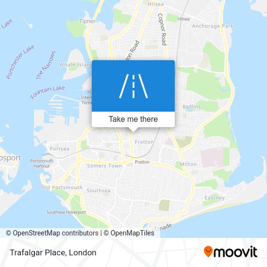 Trafalgar Place map
