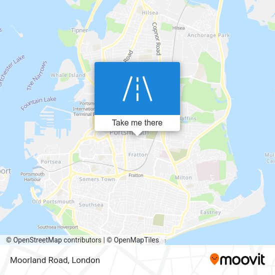 Moorland Road map
