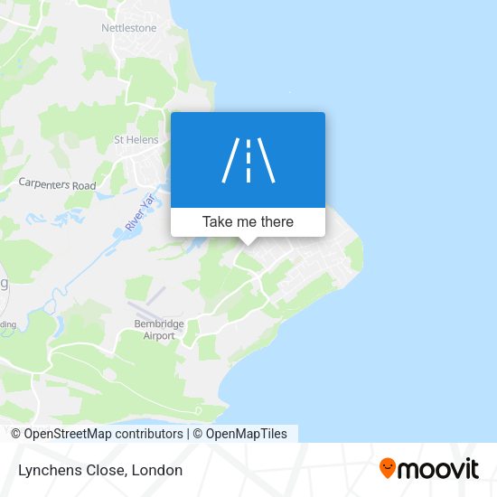 Lynchens Close map