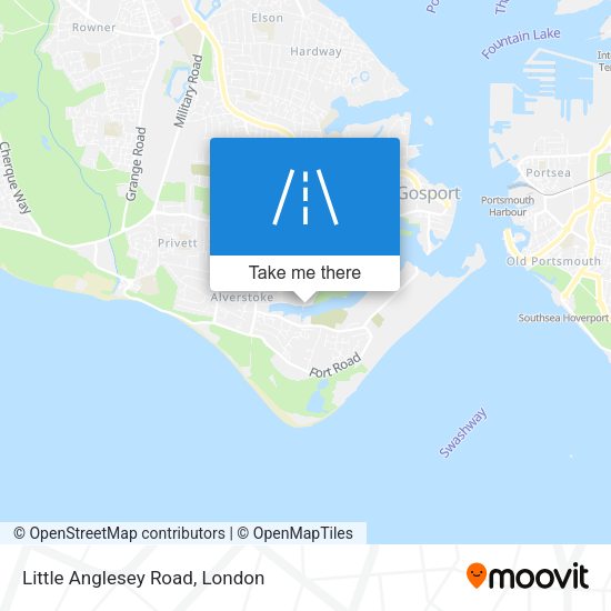 Little Anglesey Road map