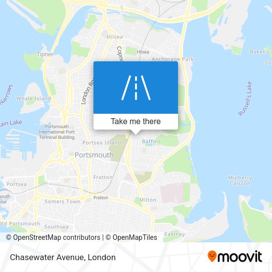 Chasewater Avenue map