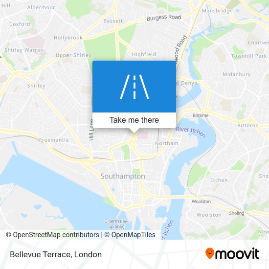 Bellevue Terrace map
