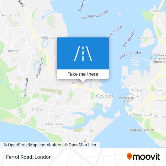 Ferrol Road map