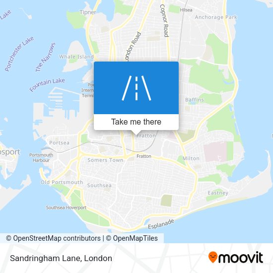 Sandringham Lane map