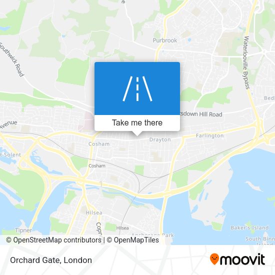 Orchard Gate map