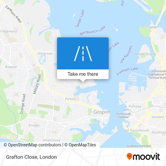 Grafton Close map