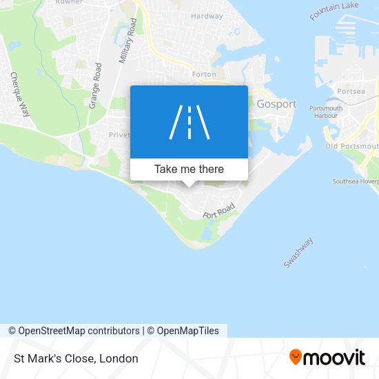 St Mark's Close map