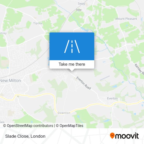 Slade Close map