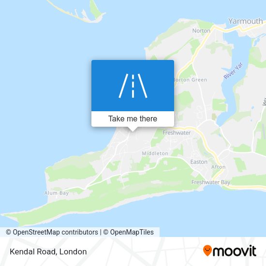 Kendal Road map