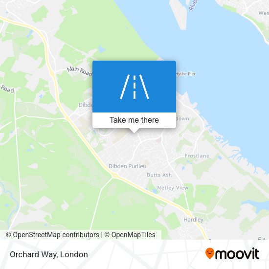 Orchard Way map